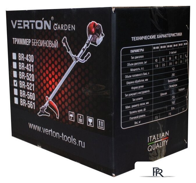 Триммер Verton Garden BR-521 Basic - Изображение №6 — Интернет-магазин ПроЗаказ