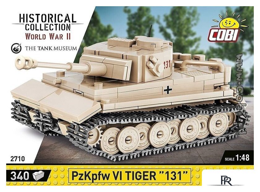 Конструктор Cobi World War II 2710 PzKpfw VI Tiger 131 - Изображение №8 — Интернет-магазин ПроЗаказ