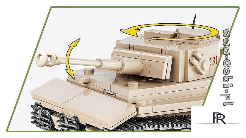 Конструктор Cobi World War II 2710 PzKpfw VI Tiger 131 - Изображение №6 — Интернет-магазин ПроЗаказ