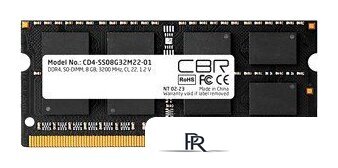 Оперативная память CBR 8ГБ DDR4 SODIMM 3200 МГц CD4-SS08G32M22-01 - Изображение №1 — Интернет-магазин ПроЗаказ