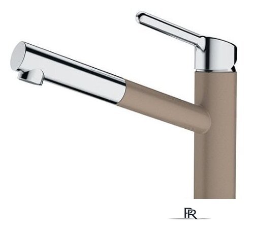 Смеситель Franke Orbit Pull Out 115.0623.147 (хром/миндаль) - Изображение №1 — Интернет-магазин ПроЗаказ