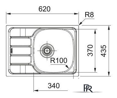 Кухонная мойка Franke Spark SKL 611-62/44 101.0712.228 (нержавеющая сталь) - Изображение №4 — Интернет-магазин ПроЗаказ