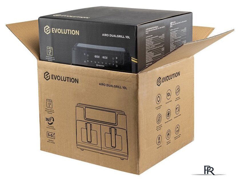 Аэрогриль (аэрофритюрница) Evolution AIRO DualGrill 10L - Изображение №10 — Интернет-магазин ПроЗаказ