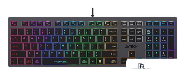 Клавиатура A4Tech Fstyler FX60 (неоновая подсветка) - Изображение №1 — Интернет-магазин ПроЗаказ