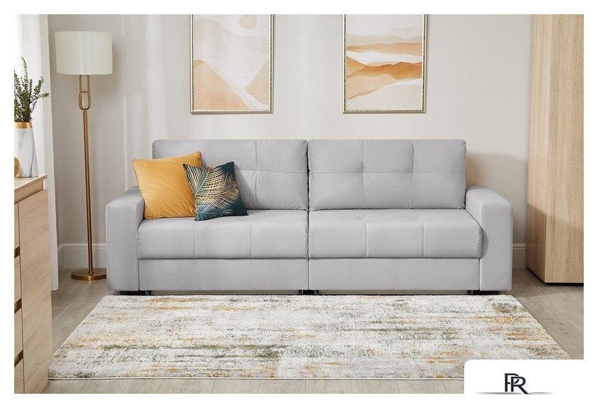 Диван Mio Tesoro Манчестер 292 1.5ек-1.5ек (841 светло-серый) - Изображение №11 — Интернет-магазин ПроЗаказ