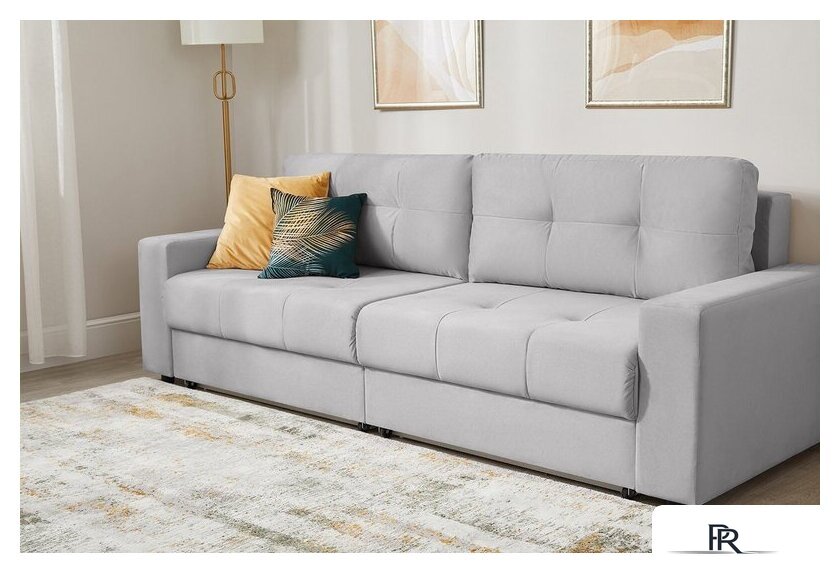 Диван Mio Tesoro Манчестер 292 1.5ек-1.5ек (841 светло-серый) - Изображение №12 — Интернет-магазин ПроЗаказ