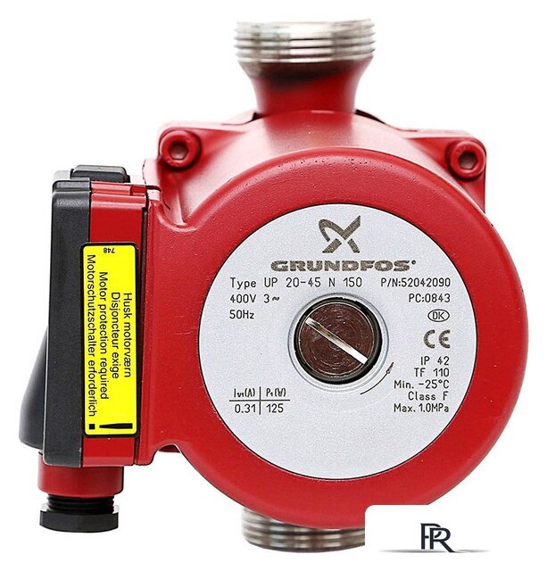 Циркуляционный насос Grundfos UP 20-45 N - Изображение №1 — Интернет-магазин ПроЗаказ