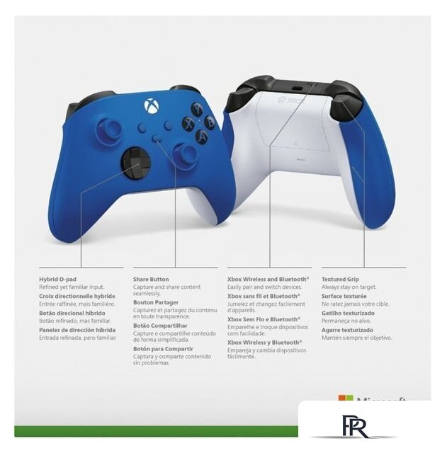 Геймпад Microsoft Xbox (синий) - Изображение №7 — Интернет-магазин ПроЗаказ
