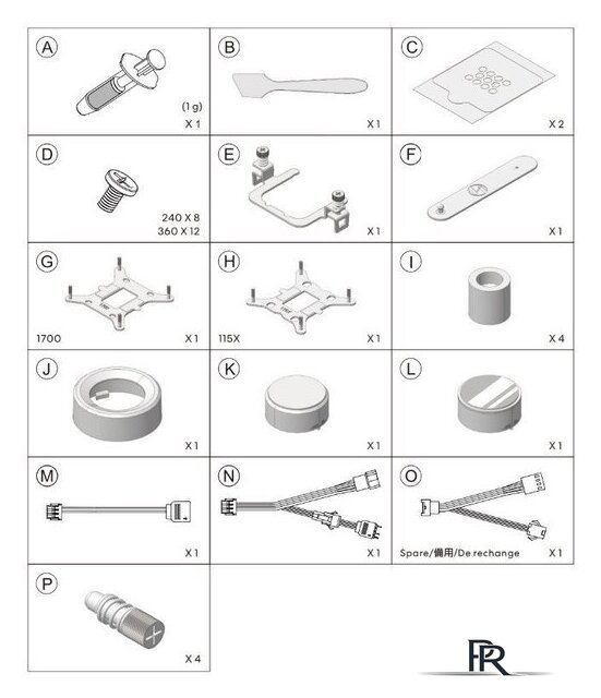 Система жидкостного охлаждения для процессора Lian Li Galahad II Trinity 360 G89.GA2T36B.R0 - Изображение №9 — Интернет-магазин ПроЗаказ