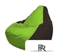 Кресло-мешок Flagman Груша Мега XXXL Г3.1-165 (салатовый/коричневый) - Изображение №1 — Интернет-магазин ПроЗаказ