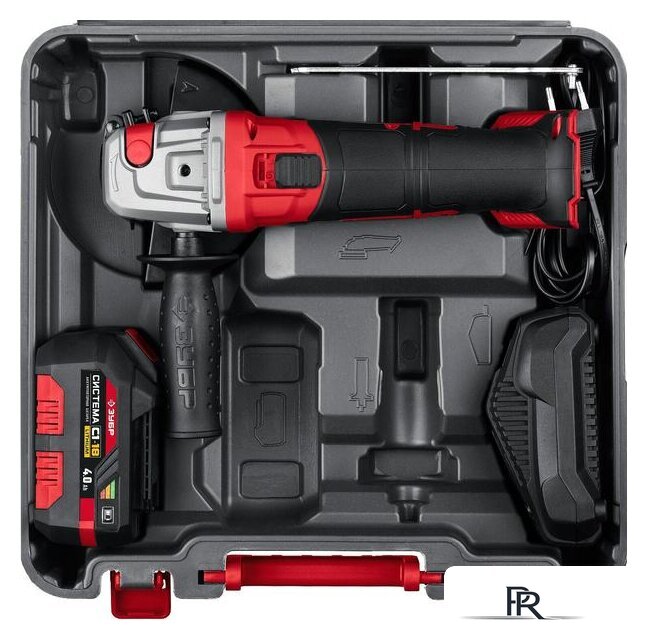 Угловая шлифмашина Зубр УШМ-18-125-41 (с АКБ, кейс) - Изображение №8 — Интернет-магазин ПроЗаказ