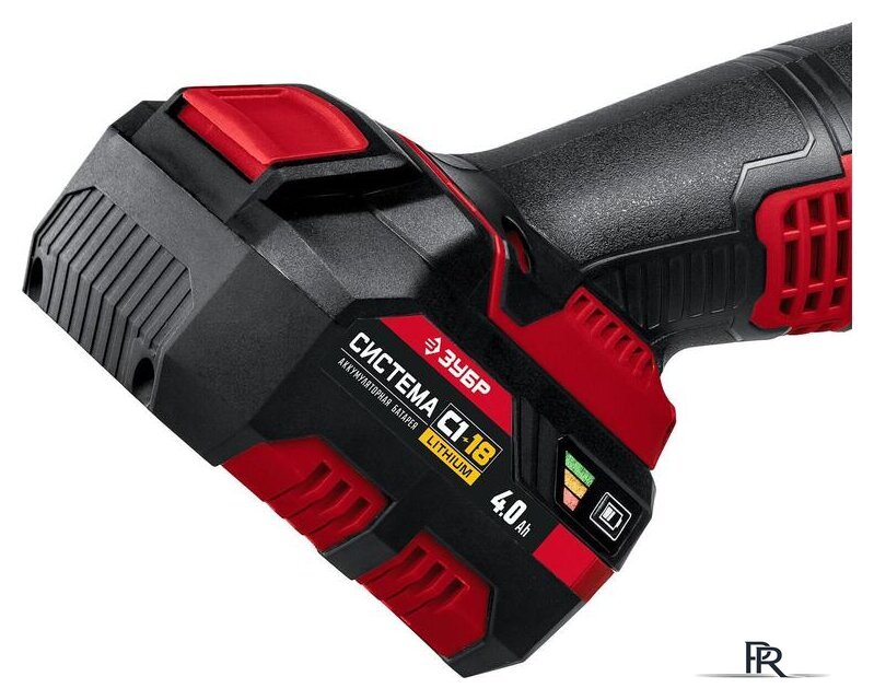 Угловая шлифмашина Зубр УШМ-18-125-41 (с АКБ, кейс) - Изображение №5 — Интернет-магазин ПроЗаказ