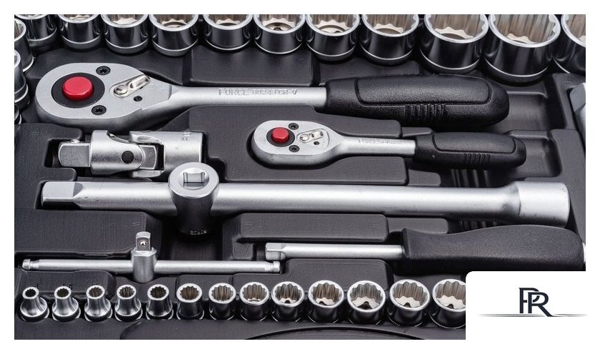 Набор трещотка с головками и битами Force 4941R-9 (94 предмета) - Изображение №8 — Интернет-магазин ПроЗаказ