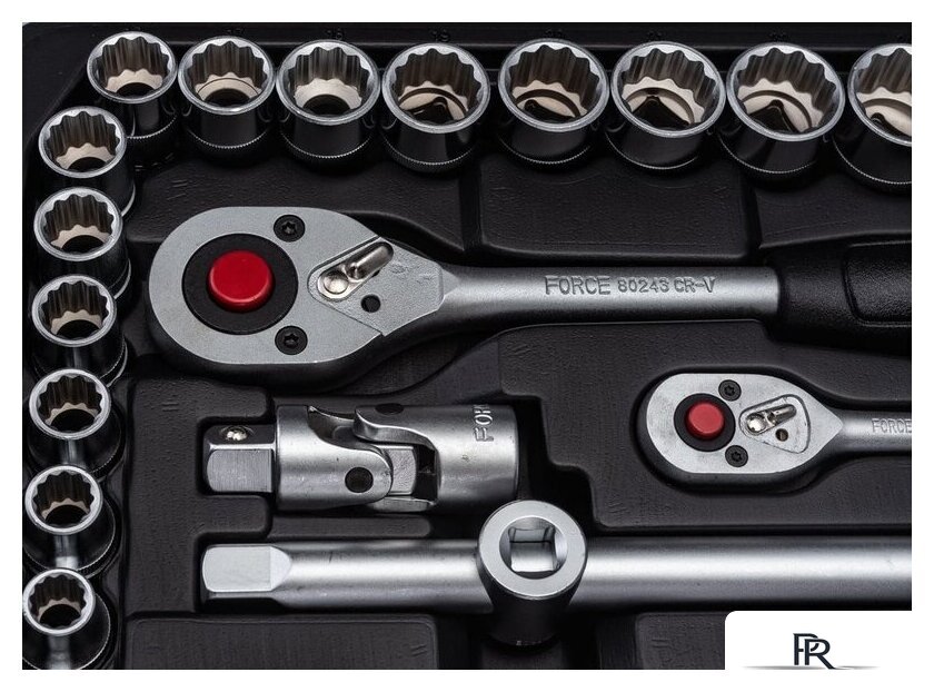 Набор трещотка с головками и битами Force 4941R-9 (94 предмета) - Изображение №7 — Интернет-магазин ПроЗаказ
