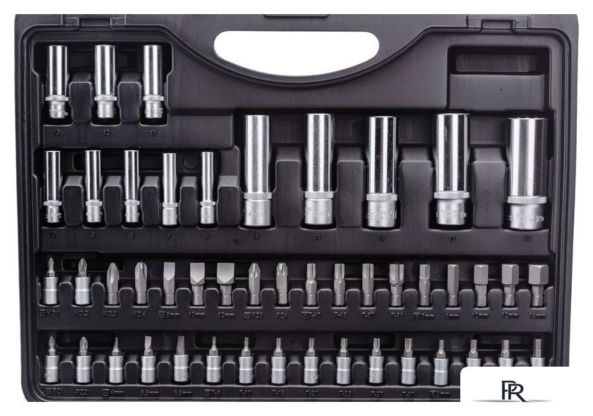 Набор трещотка с головками и битами Force 4941R-9 (94 предмета) - Изображение №4 — Интернет-магазин ПроЗаказ