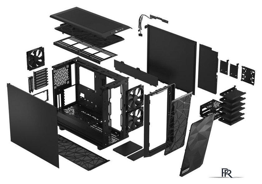 Корпус Fractal Design Meshify 2 Black FD-C-MES2A-01 - Изображение №21 — Интернет-магазин ПроЗаказ