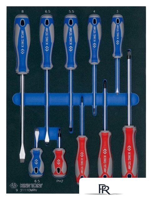 Набор отверток King Tony 9-31110MRV (10 предметов) - Изображение №1 — Интернет-магазин ПроЗаказ