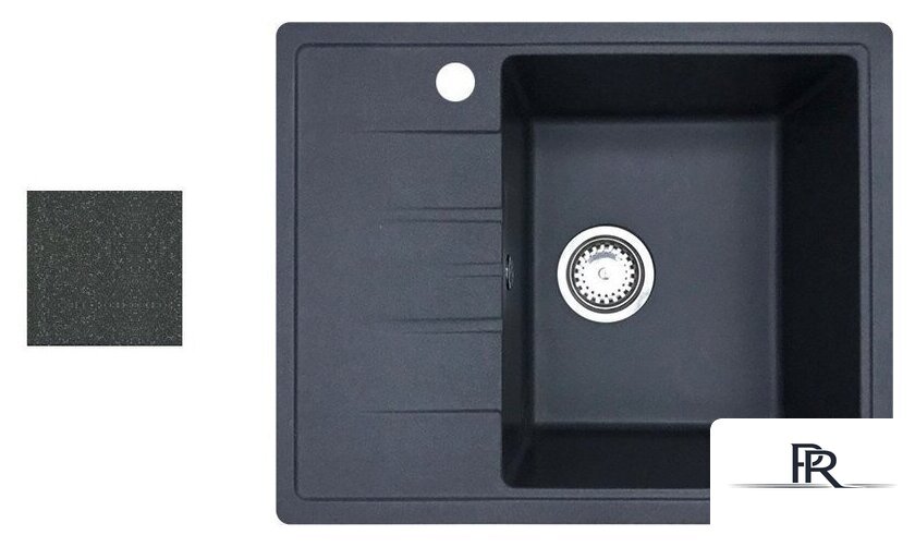 Кухонная мойка БелЭворс Mila R (антрацит, без сифона) - Изображение №1 — Интернет-магазин ПроЗаказ