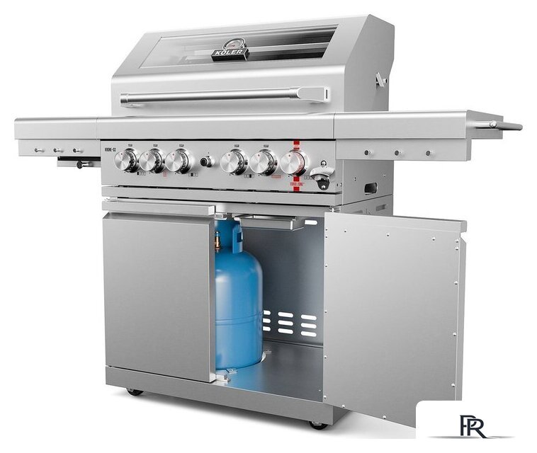 Газовый гриль для дачи Koler Krone S2 Silver KK-S2/S - Изображение №9 — Интернет-магазин ПроЗаказ