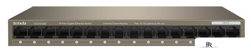 Неуправляемый коммутатор Tenda TEG1016M - Изображение №1 — Интернет-магазин ПроЗаказ