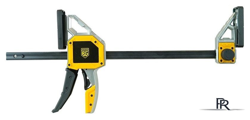 Струбцина Berger Быстрозажимная 95x300мм, зажим до 350кг BG1924 - Изображение №1 — Интернет-магазин ПроЗаказ