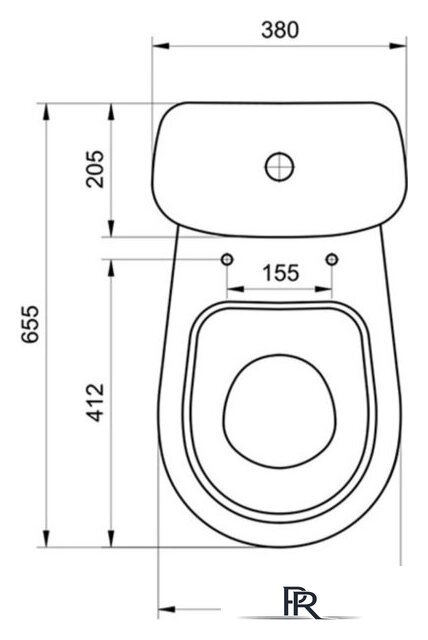 Унитаз напольный Santeri Баланс Комфорт 1P2179S0000BF - Изображение №15 — Интернет-магазин ПроЗаказ