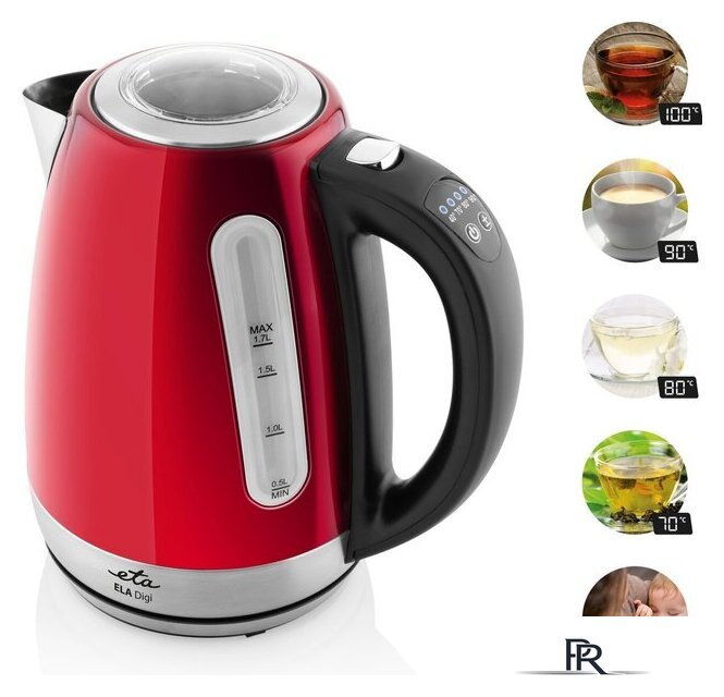 Электрический чайник ETA Ela Digi 9598 90010 red color - Изображение №8 — Интернет-магазин ПроЗаказ