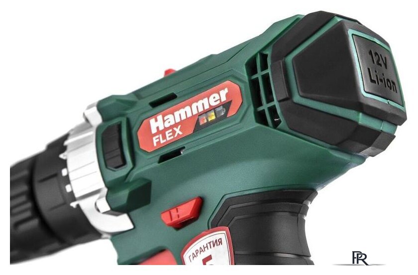 Дрель-шуруповерт Hammer ACD12/2CS (с 2-мя АКБ, кейс) - Изображение №8 — Интернет-магазин ПроЗаказ