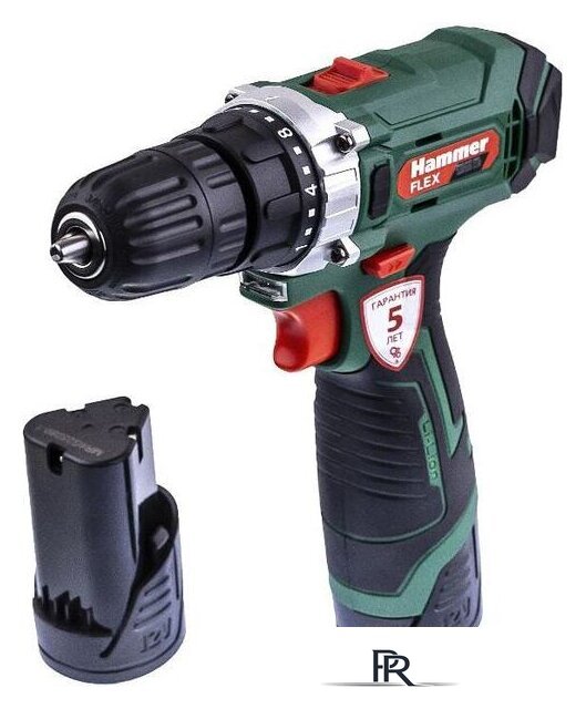 Дрель-шуруповерт Hammer ACD12/2CS (с 2-мя АКБ, кейс) - Изображение №2 — Интернет-магазин ПроЗаказ