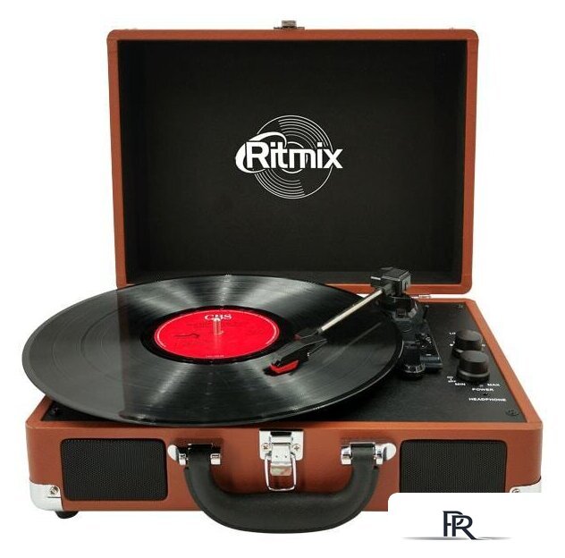 Виниловый проигрыватель Ritmix LP-160B (коричневый) - Изображение №1 — Интернет-магазин ПроЗаказ