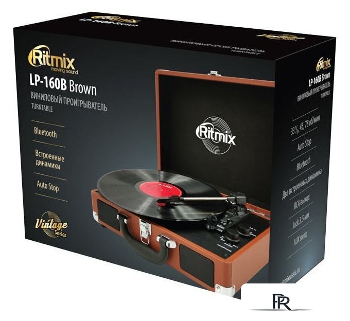 Виниловый проигрыватель Ritmix LP-160B (коричневый) - Изображение №6 — Интернет-магазин ПроЗаказ