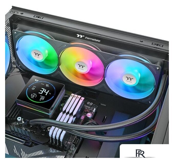 Система жидкостного охлаждения для процессора Thermaltake TH360-S V3 ARGB Sync CL-W470-PL12SW-A - Изображение №5 — Интернет-магазин ПроЗаказ