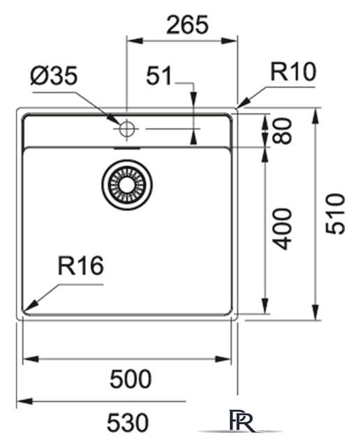 Кухонная мойка Franke Maris MRX 210-50 TL 127.0544.022 - Изображение №2 — Интернет-магазин ПроЗаказ