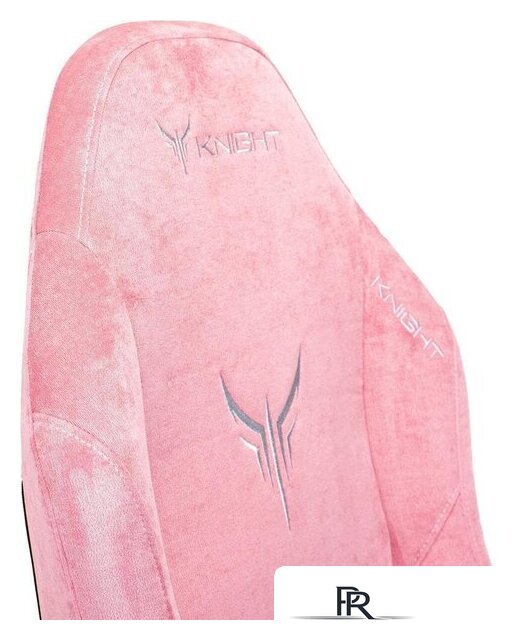 Игровое (геймерское) кресло Knight N1 Fabric Velvet 36 (розовый) - Изображение №11 — Интернет-магазин ПроЗаказ