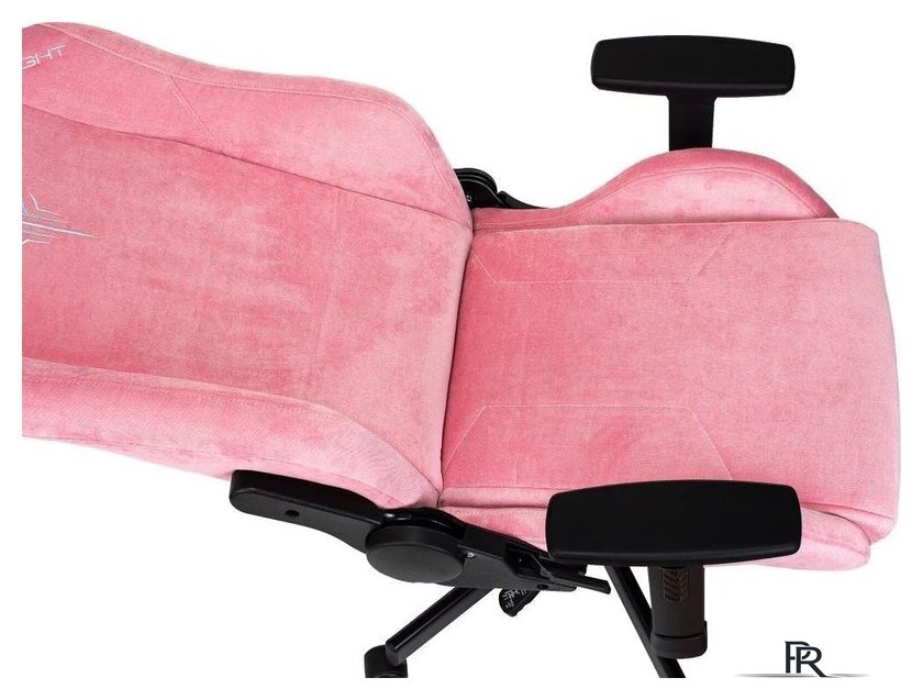Игровое (геймерское) кресло Knight N1 Fabric Velvet 36 (розовый) - Изображение №6 — Интернет-магазин ПроЗаказ