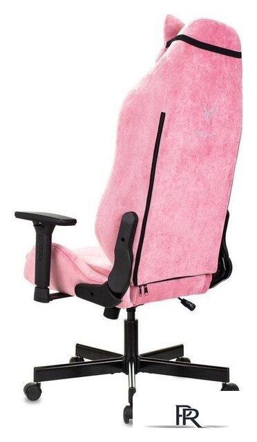 Игровое (геймерское) кресло Knight N1 Fabric Velvet 36 (розовый) - Изображение №4 — Интернет-магазин ПроЗаказ