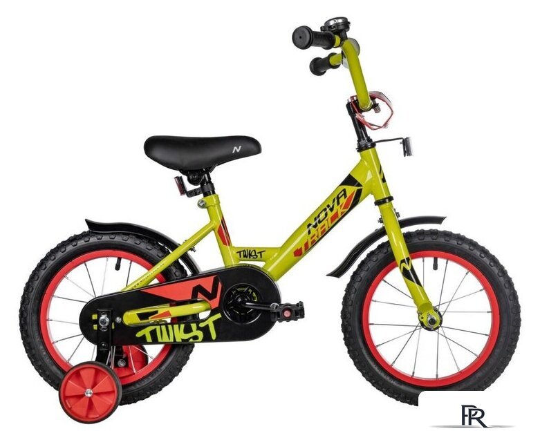Детский велосипед Novatrack Twist 14 2025 141TWIST.GN5 (зеленый) - Изображение №1 — Интернет-магазин ПроЗаказ