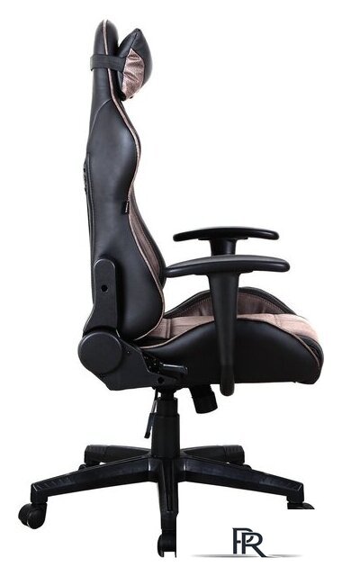 Игровое (геймерское) кресло Brabix GT Racer GM-100 (черный/коричневый) - Изображение №5 — Интернет-магазин ПроЗаказ