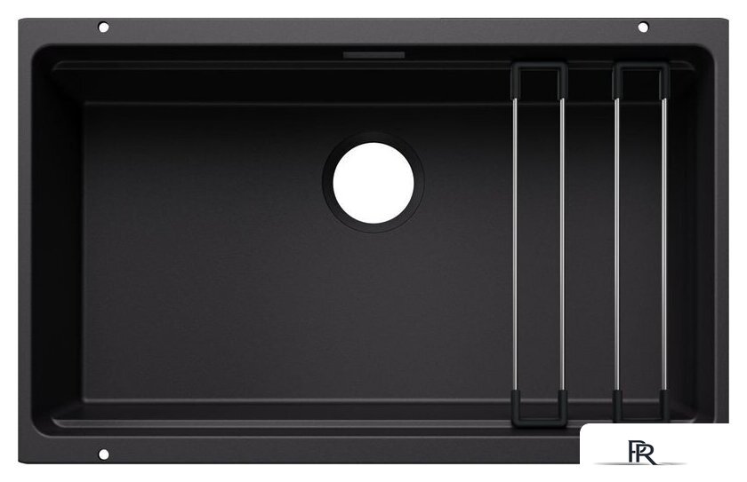 Кухонная мойка Blanco Etagon 700-U Coloured Components 527762 (черный) - Изображение №1 — Интернет-магазин ПроЗаказ