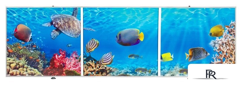 Фронтальный экран под ванну Comfort Alumin Морское дно 3D 1.7 - Изображение №2 — Интернет-магазин ПроЗаказ