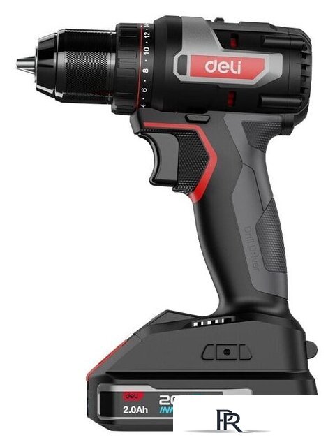 Дрель-шуруповерт Deli DE-DZ20-1D2 (с 2-мя АКБ, сумка) - Изображение №12 — Интернет-магазин ПроЗаказ