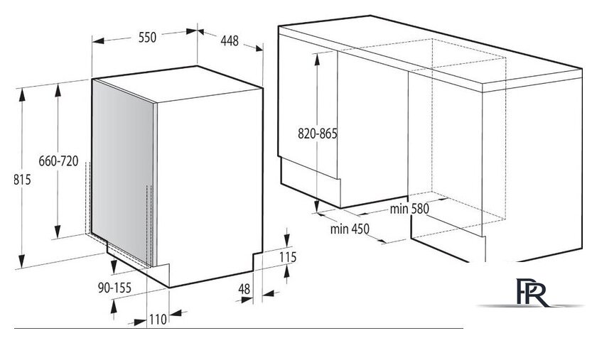 Встраиваемая посудомоечная машина Gorenje GV520E10 - Изображение №5 — Интернет-магазин ПроЗаказ