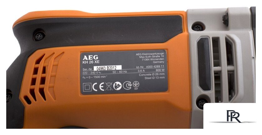 Перфоратор AEG Powertools KH 26 XE - Изображение №11 — Интернет-магазин ПроЗаказ
