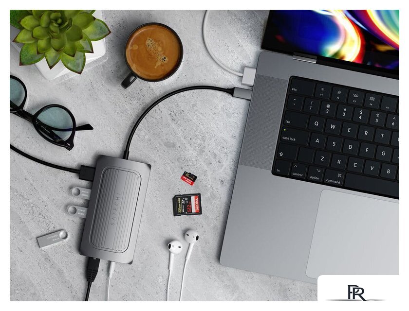 Док-станция Satechi USB 4 Multiport Adapter With 8K HDMI ST-U4MA3M - Изображение №7 — Интернет-магазин ПроЗаказ