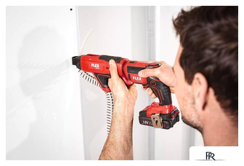 Шуруповерт для гипсокартона FLEX DW 45 18.0-EC M/2.5 Set 466824 (с 2-мя АКБ 2.5 Ач, кейс, насадка автоподачи) - Изображение №7 — Интернет-магазин ПроЗаказ