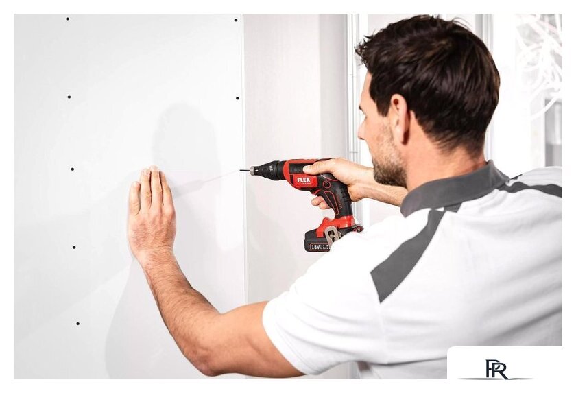 Шуруповерт для гипсокартона FLEX DW 45 18.0-EC M/2.5 Set 466824 (с 2-мя АКБ 2.5 Ач, кейс, насадка автоподачи) - Изображение №8 — Интернет-магазин ПроЗаказ