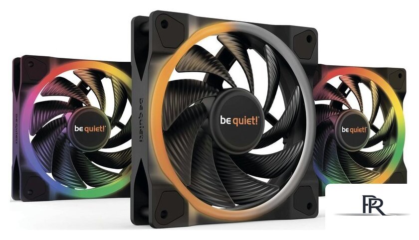Комплект вентиляторов для корпуса с контроллером be quiet! Light Wings 120mm PWM High-Speed Triple-Pack BL077 - Изображение №1 — Интернет-магазин ПроЗаказ