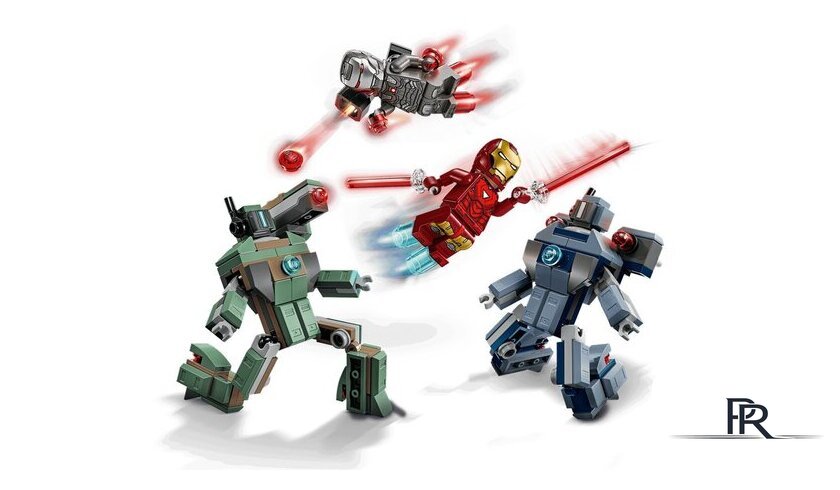 Конструктор LEGO Marvel Железный человек и боевая машина против дронов 76320 - Изображение №3 — Интернет-магазин ПроЗаказ