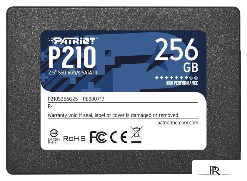 SSD Patriot P210 256GB P210S256G25 - Изображение №1 — Интернет-магазин ПроЗаказ