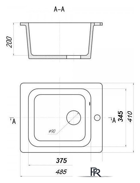 Кухонная мойка Saniteco Silva (черный) - Изображение №10 — Интернет-магазин ПроЗаказ